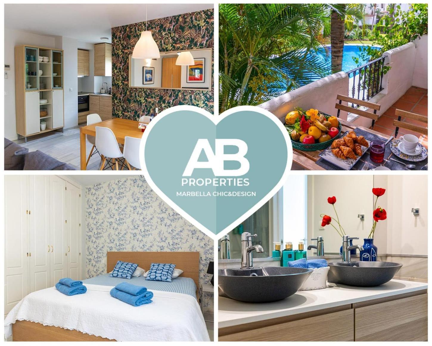 Ab Properties - Design Penthouse Marbella - Puerto Banus - Golden Mile - Pool And Tropical Garden View Kültér fotó